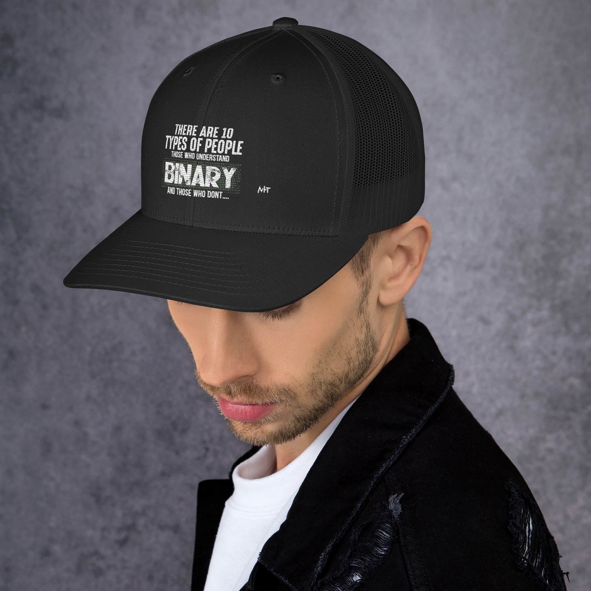 There are 10 types of people - Trucker Cap by DarkByteGear