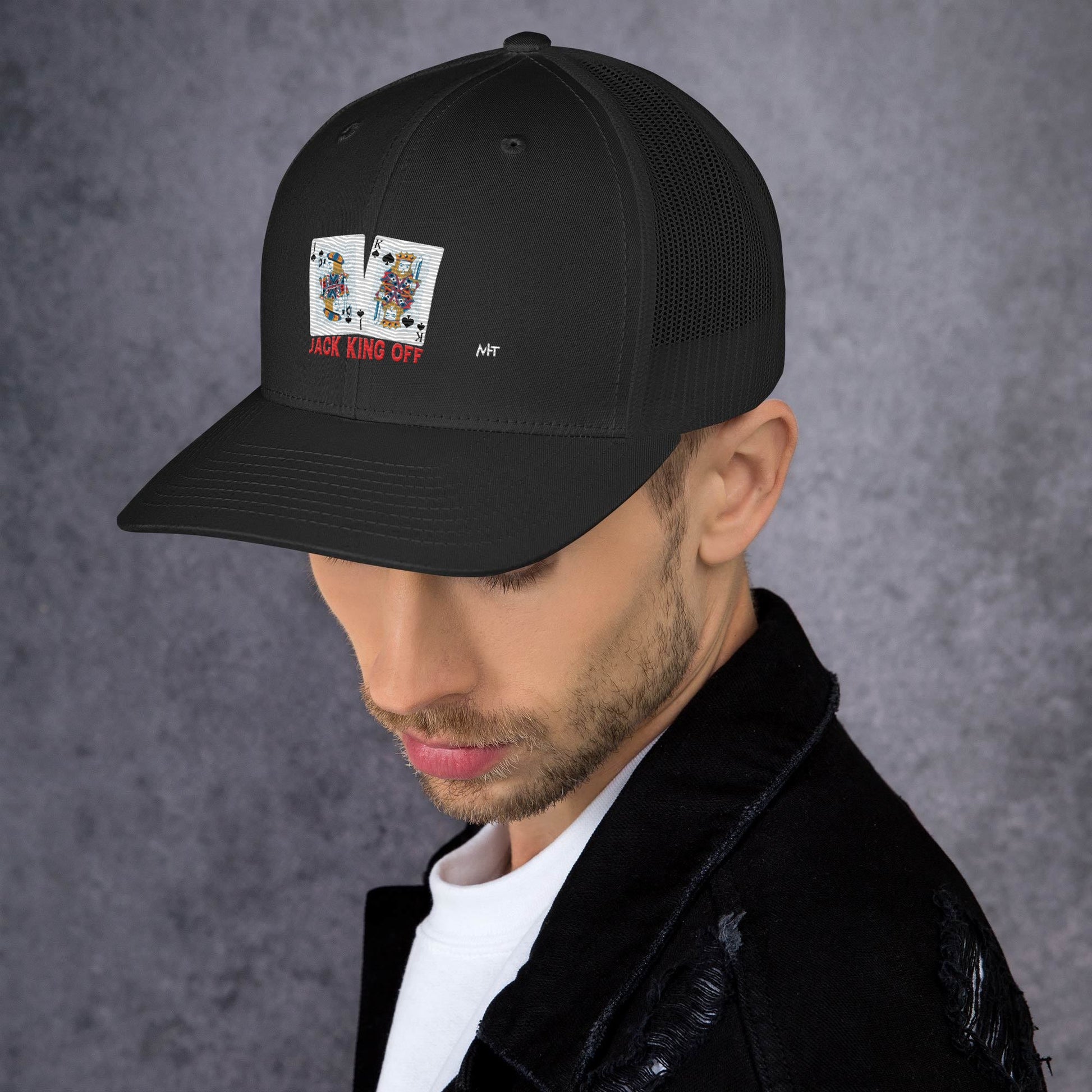 Jack King Off - Trucker Cap by DarkByteGear