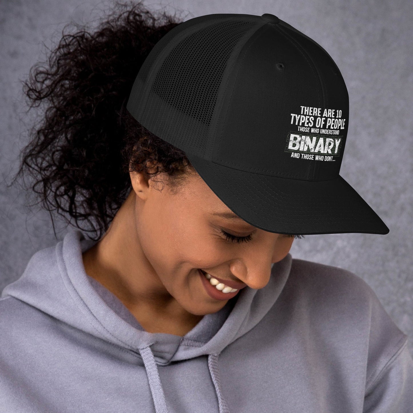 There are 10 types of people - Trucker Cap by DarkByteGear