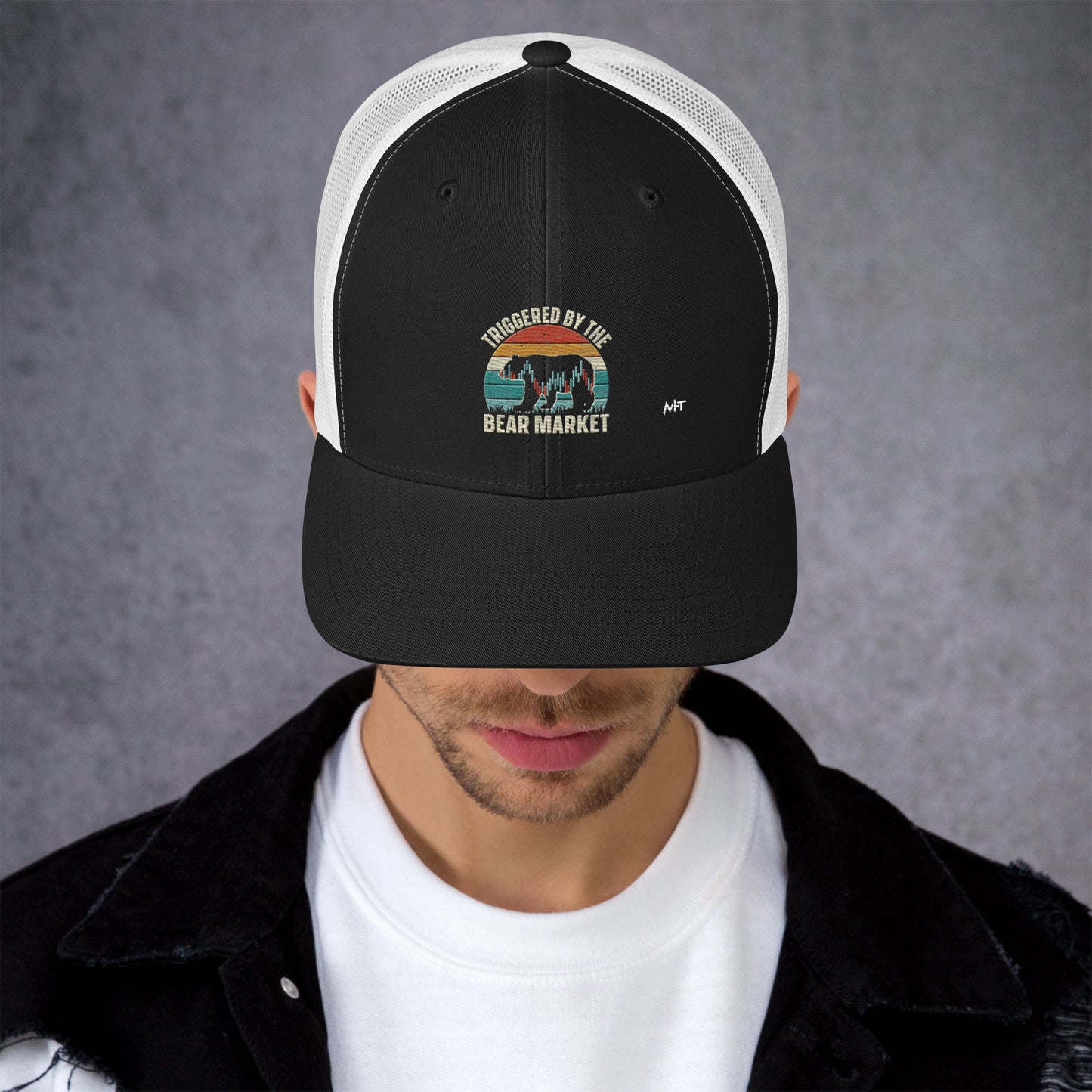 Triggered by the Bear Market - Trucker Cap by DarkByteGear