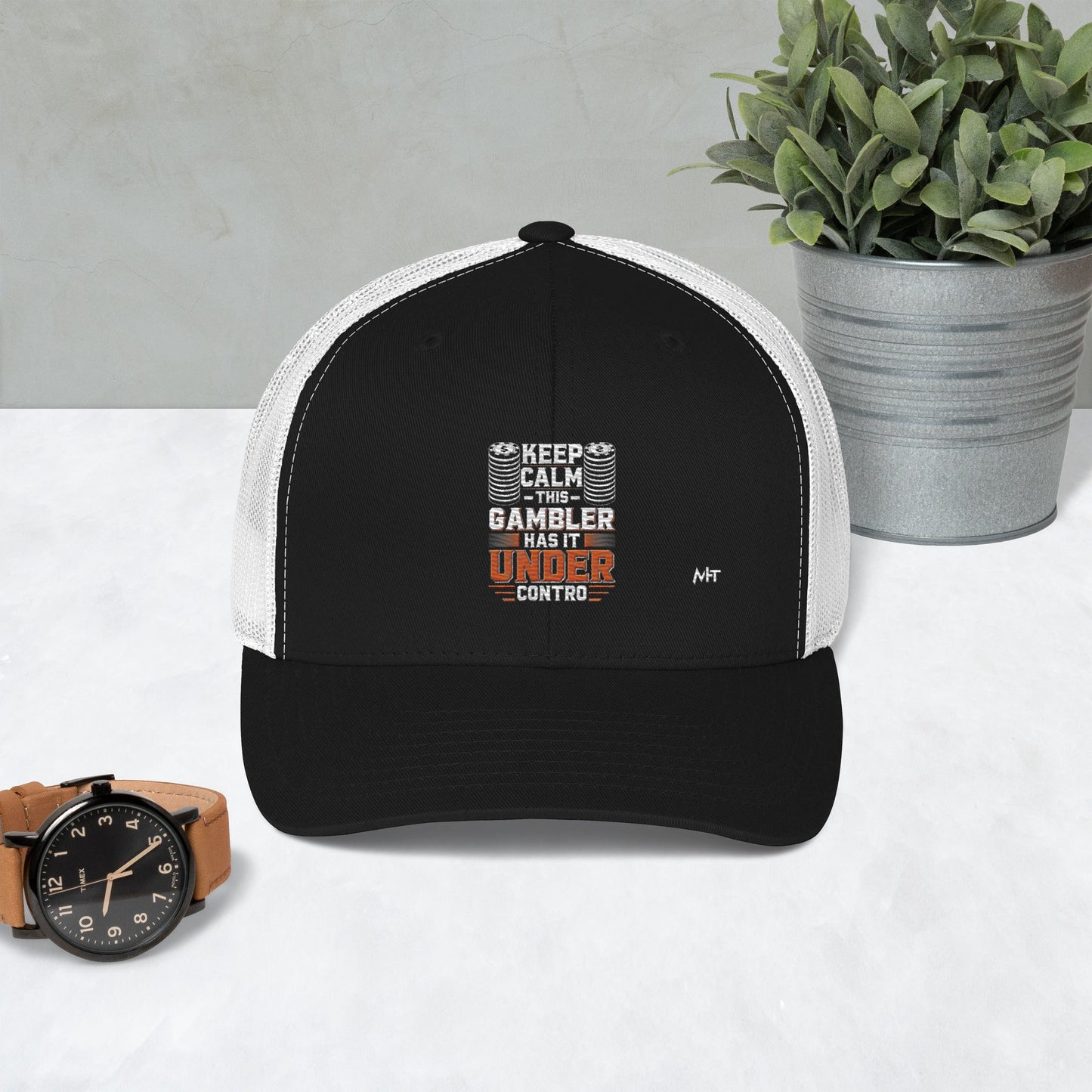 Keep Calm: This Gambler Has it under Control - Trucker Cap by DarkByteGear