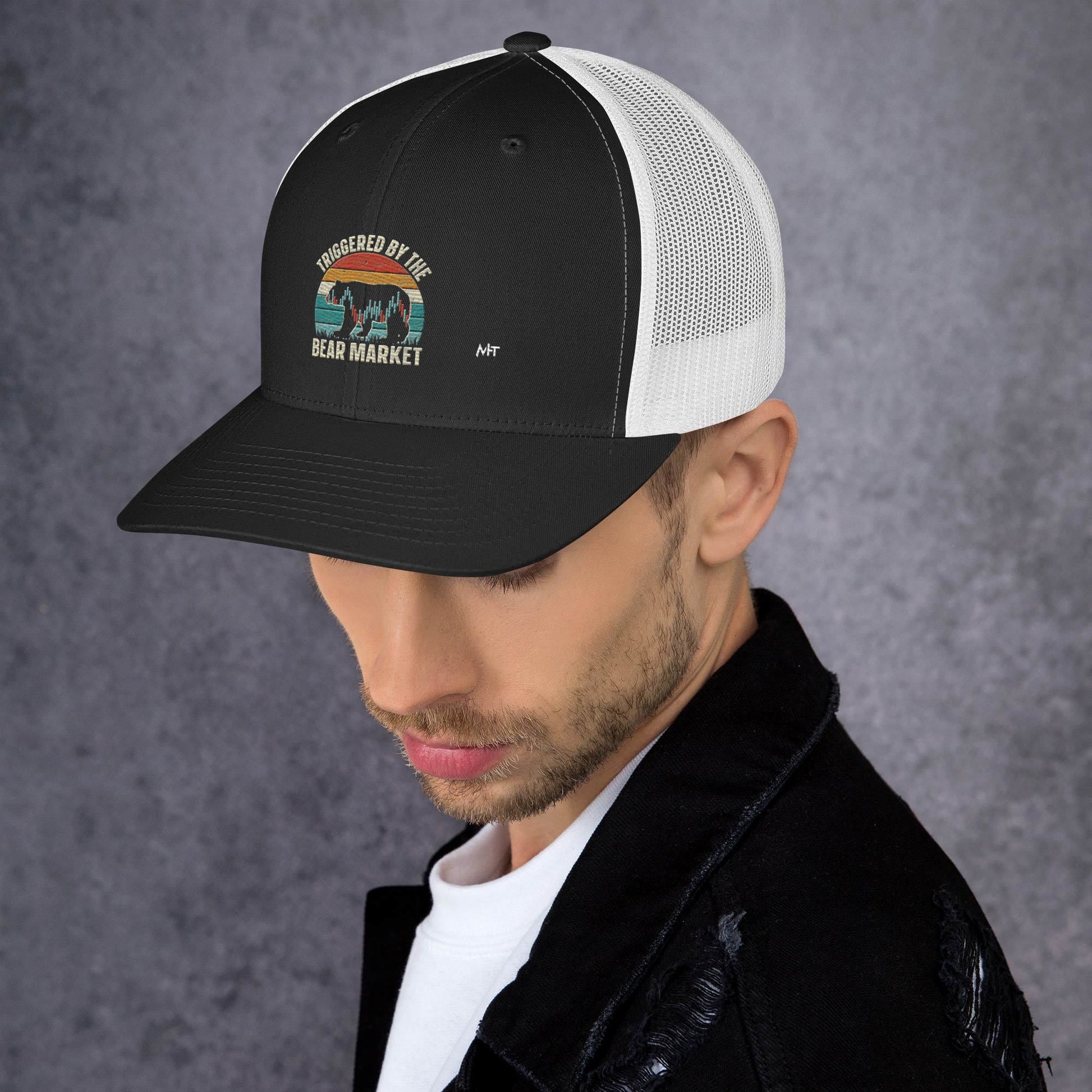 Triggered by the Bear Market - Trucker Cap by DarkByteGear