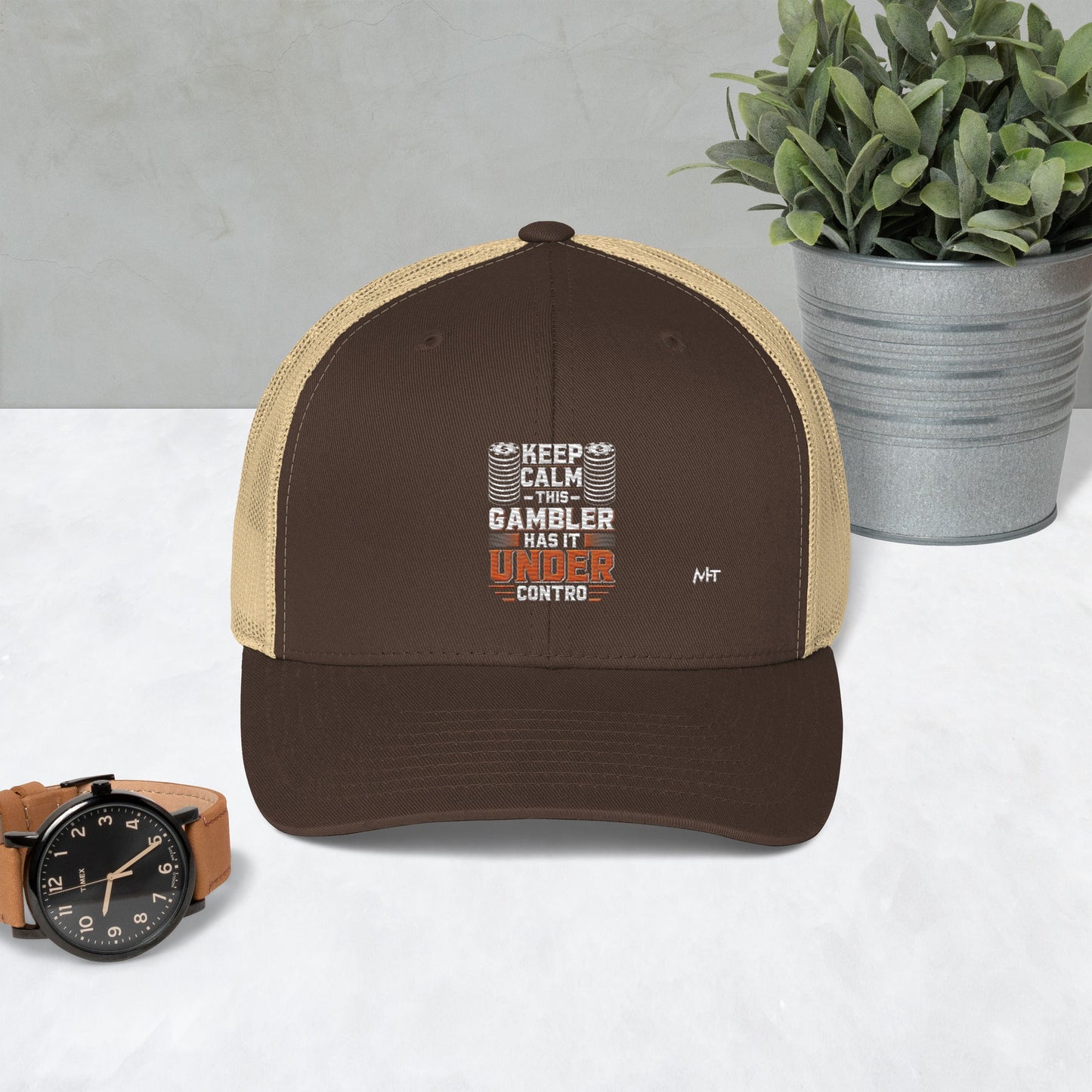 Keep Calm: This Gambler Has it under Control - Trucker Cap by DarkByteGear