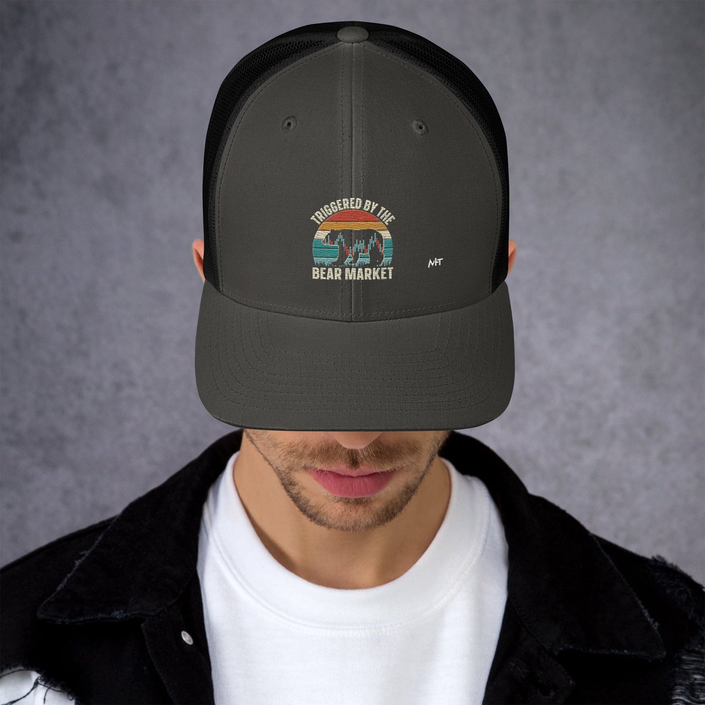 Triggered by the Bear Market - Trucker Cap by DarkByteGear