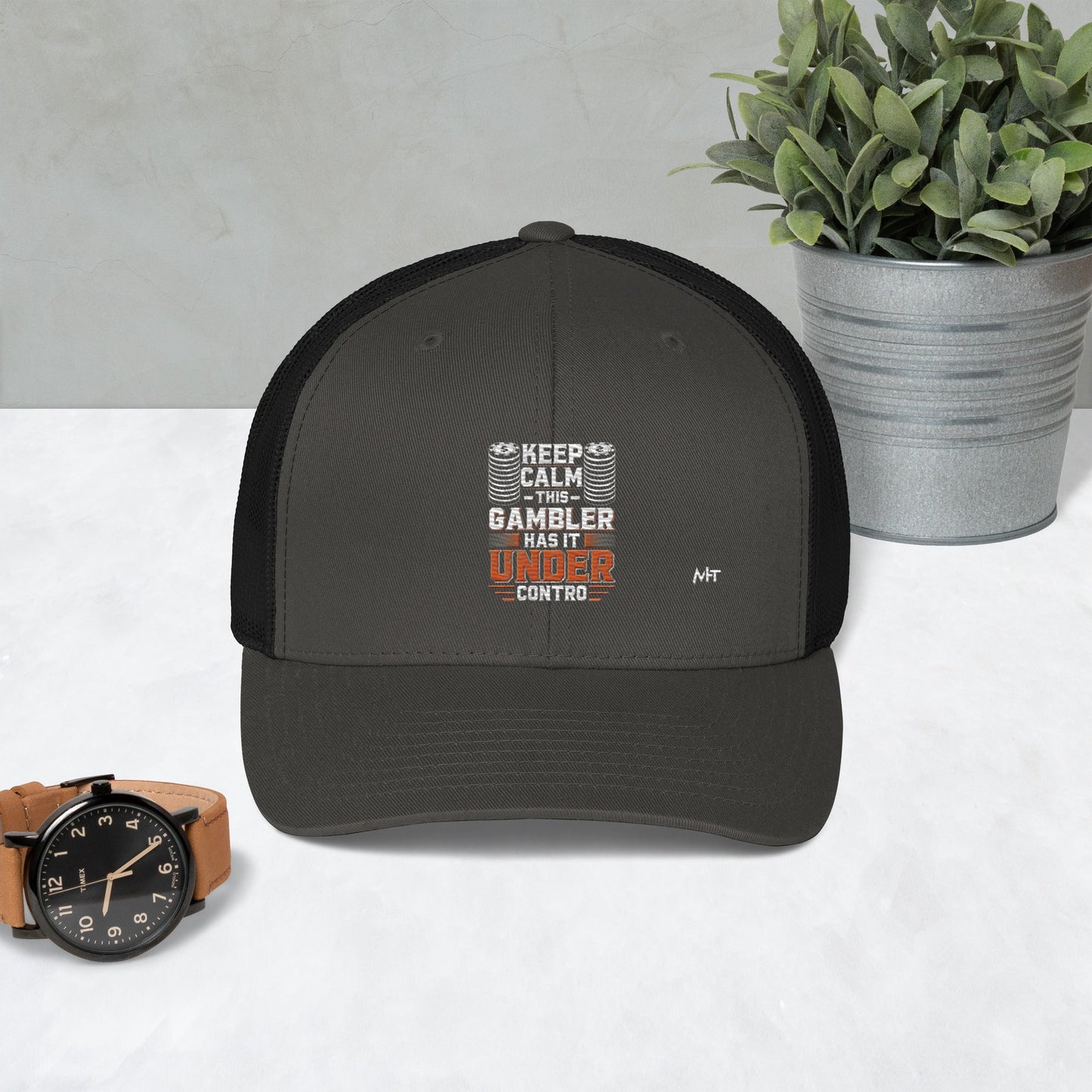 Keep Calm: This Gambler Has it under Control - Trucker Cap by DarkByteGear