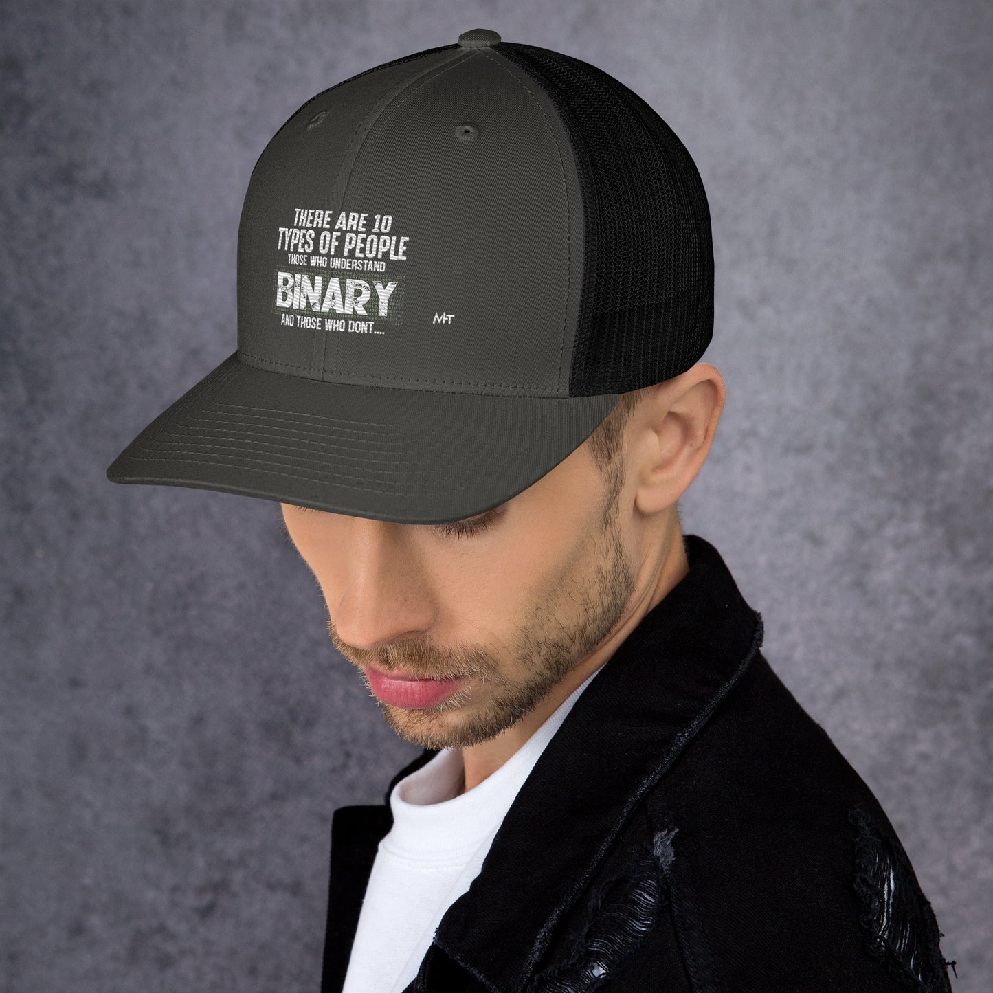 There are 10 types of people - Trucker Cap by DarkByteGear
