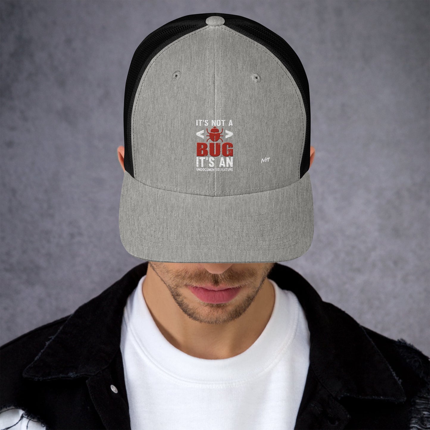 It's not a Bug; it's an Undocumented Feature - Trucker Cap by DarkByteGear