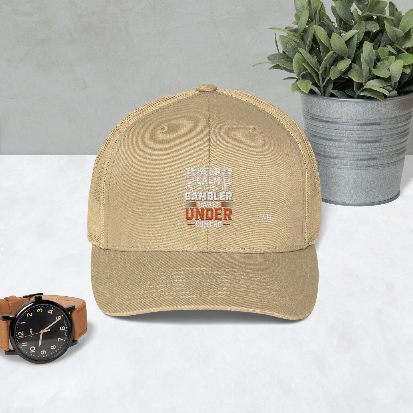 Keep Calm: This Gambler Has it under Control - Trucker Cap by DarkByteGear