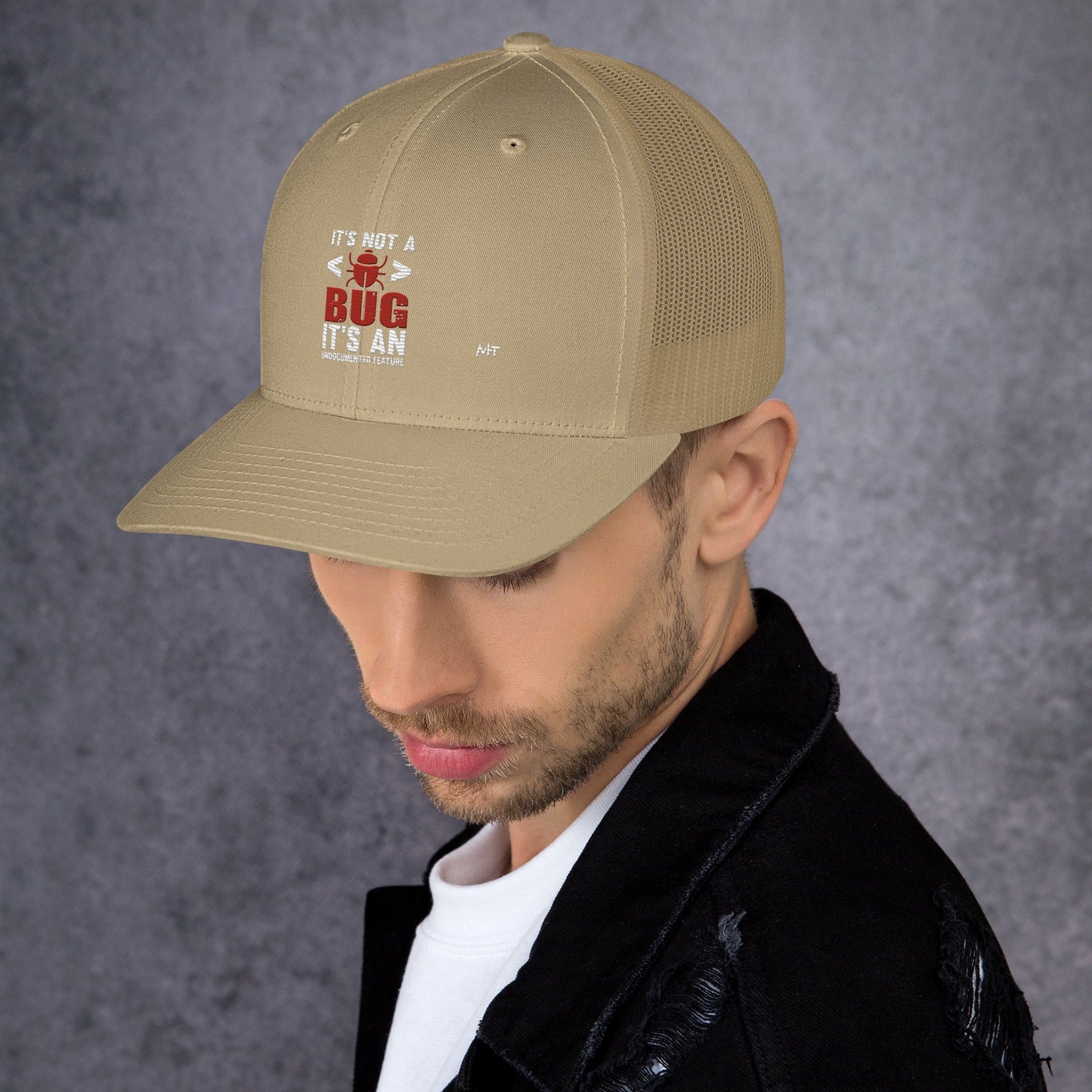 It's not a Bug; it's an Undocumented Feature - Trucker Cap by DarkByteGear