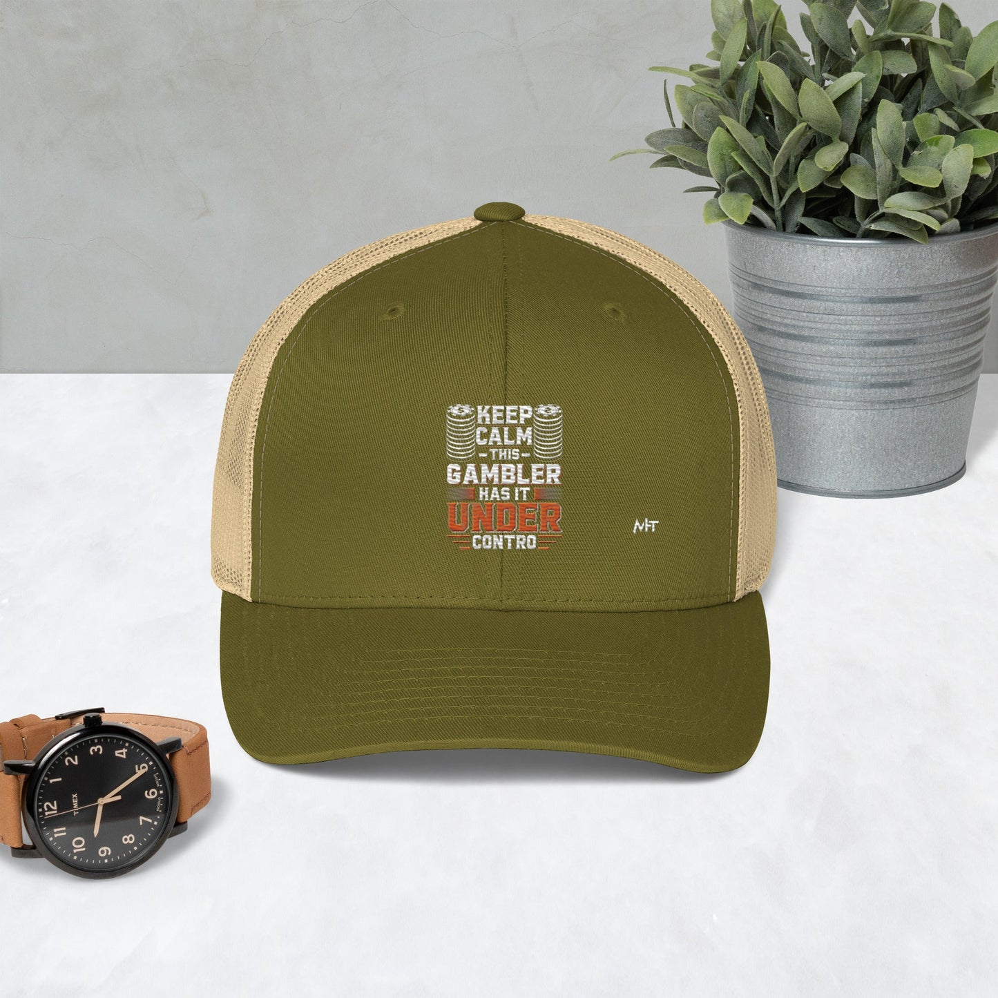 Keep Calm: This Gambler Has it under Control - Trucker Cap by DarkByteGear