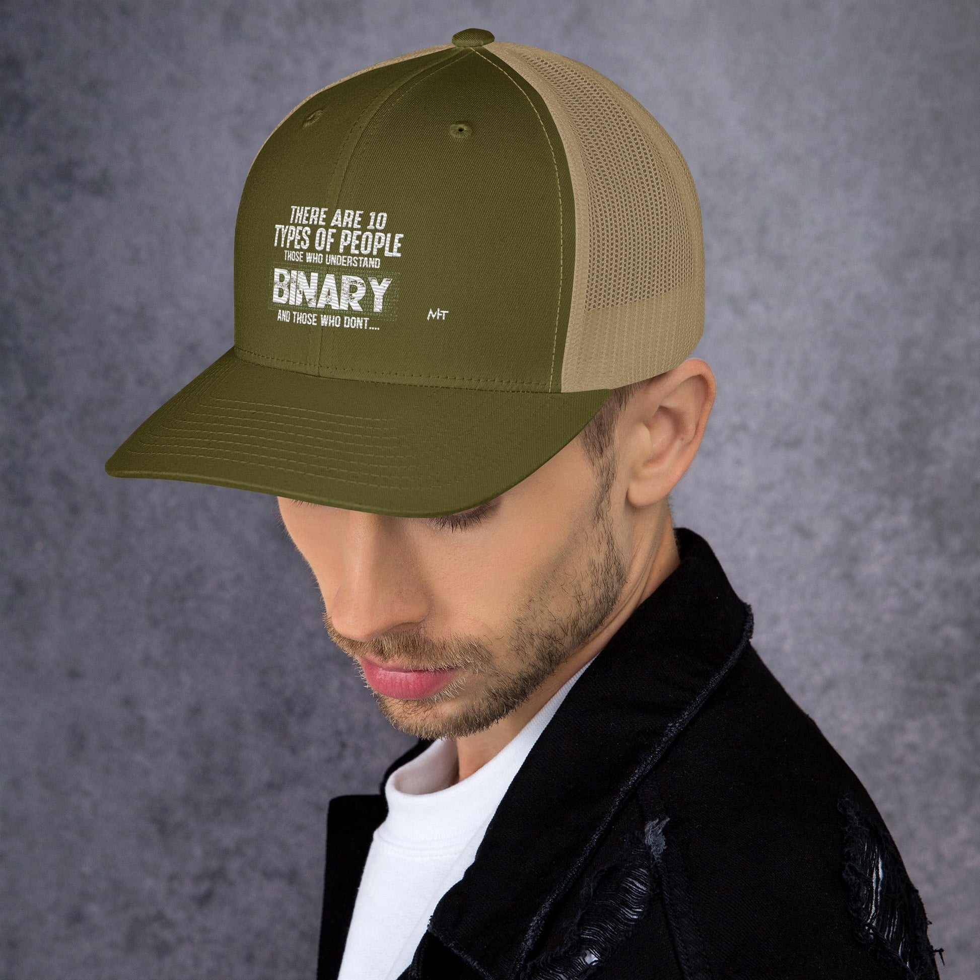 There are 10 types of people - Trucker Cap by DarkByteGear