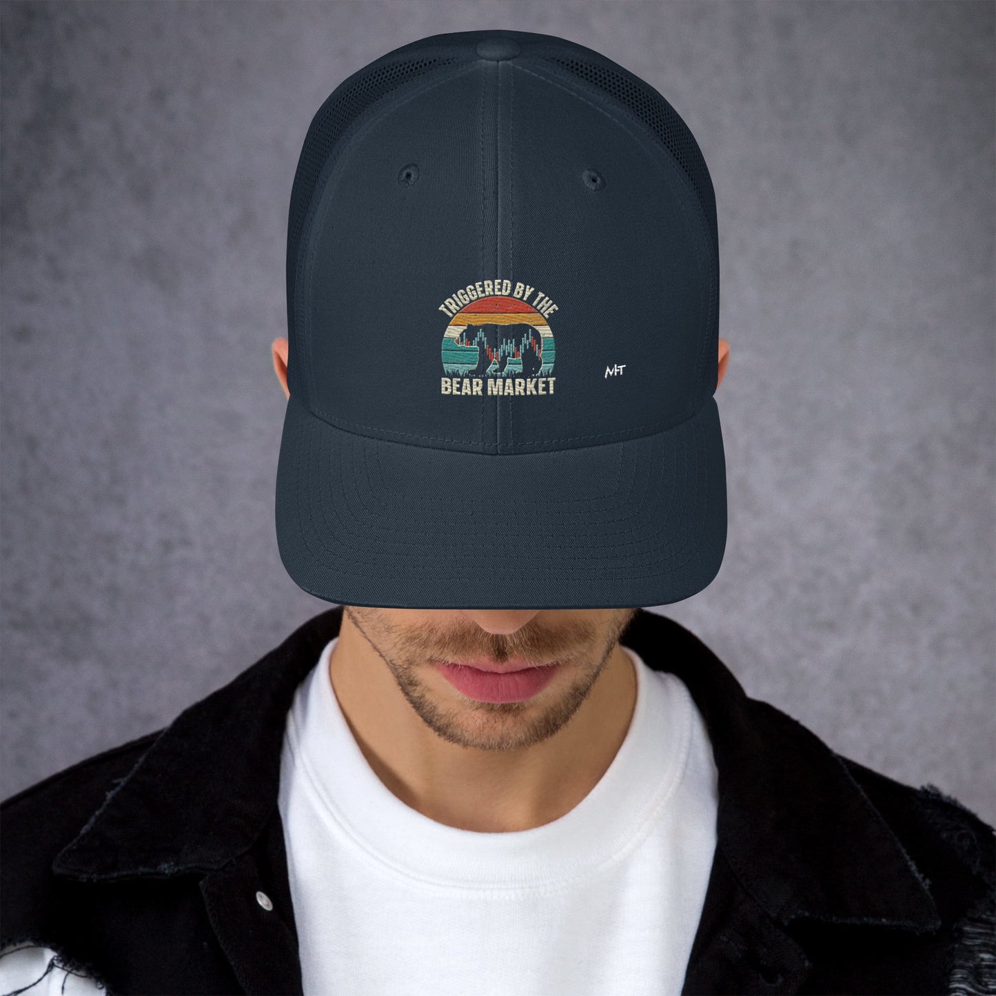 Triggered by the Bear Market - Trucker Cap by DarkByteGear