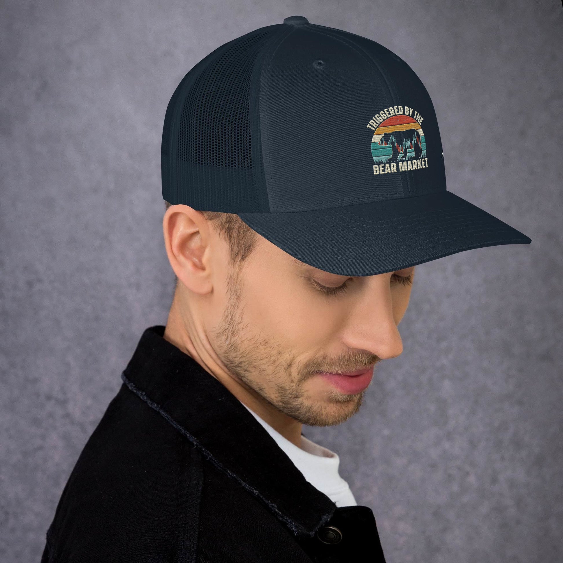 Triggered by the Bear Market - Trucker Cap by DarkByteGear