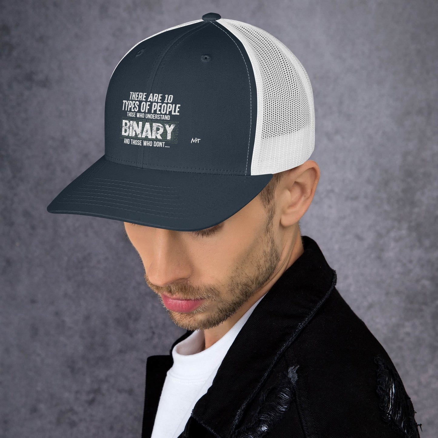 There are 10 types of people - Trucker Cap by DarkByteGear