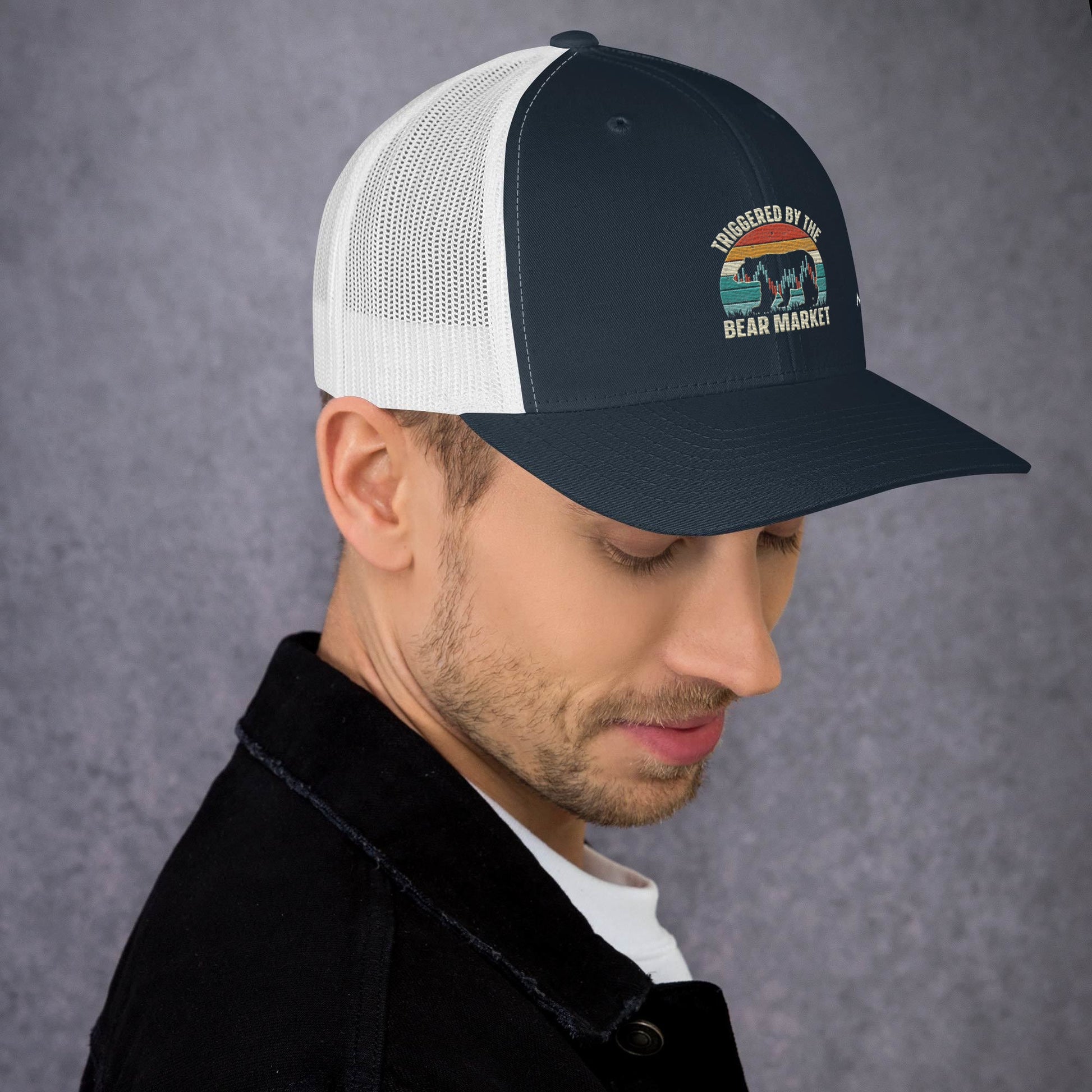Triggered by the Bear Market - Trucker Cap by DarkByteGear