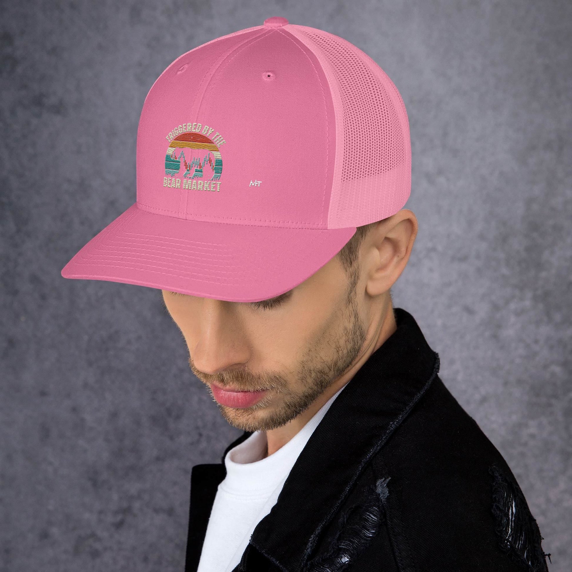 Triggered by the Bear Market - Trucker Cap by DarkByteGear