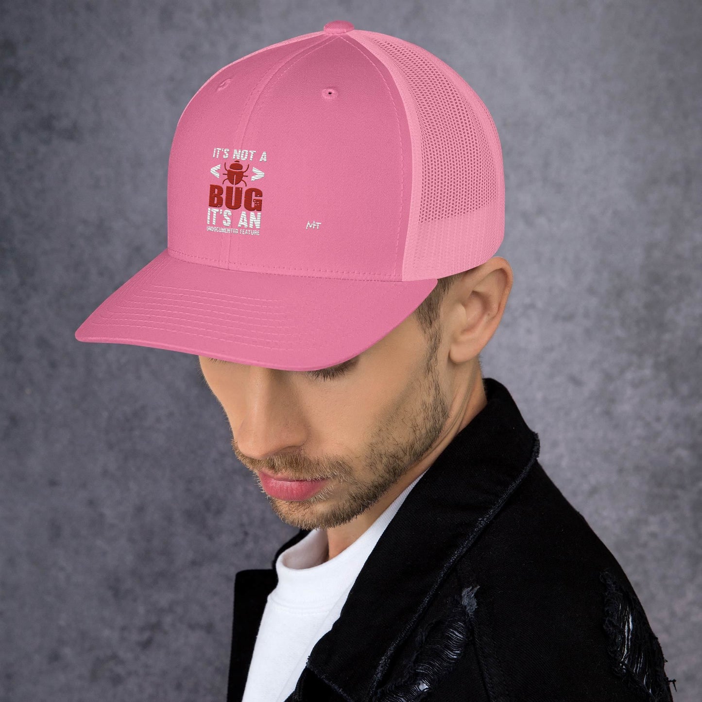 It's not a Bug; it's an Undocumented Feature - Trucker Cap by DarkByteGear