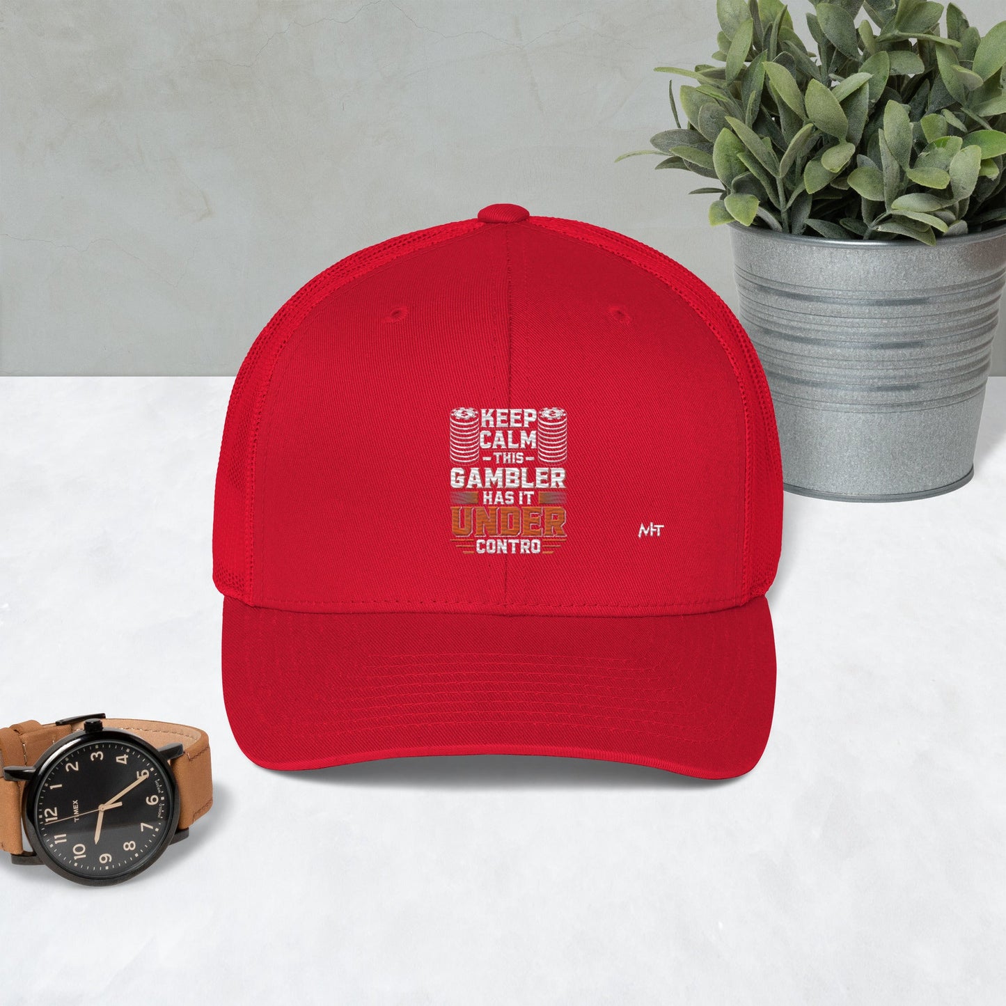 Keep Calm: This Gambler Has it under Control - Trucker Cap by DarkByteGear