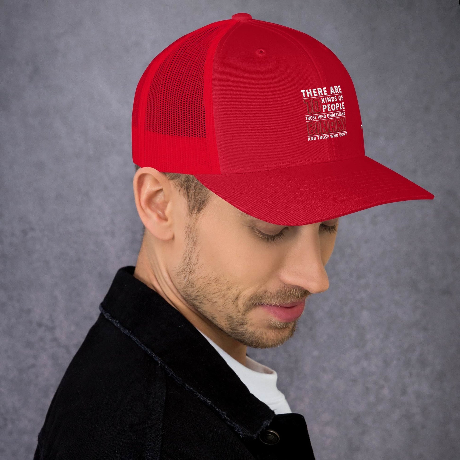 There are 10 kinds of People - Trucker Cap by DarkByteGear