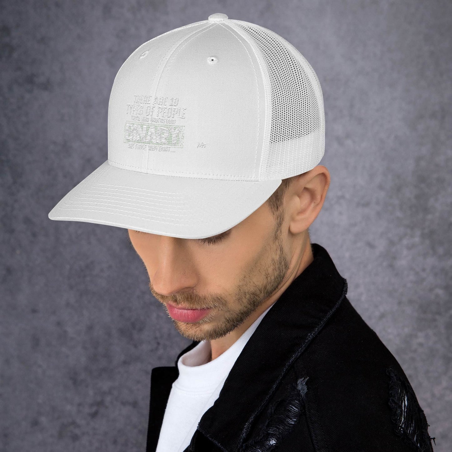 There are 10 types of people - Trucker Cap by DarkByteGear