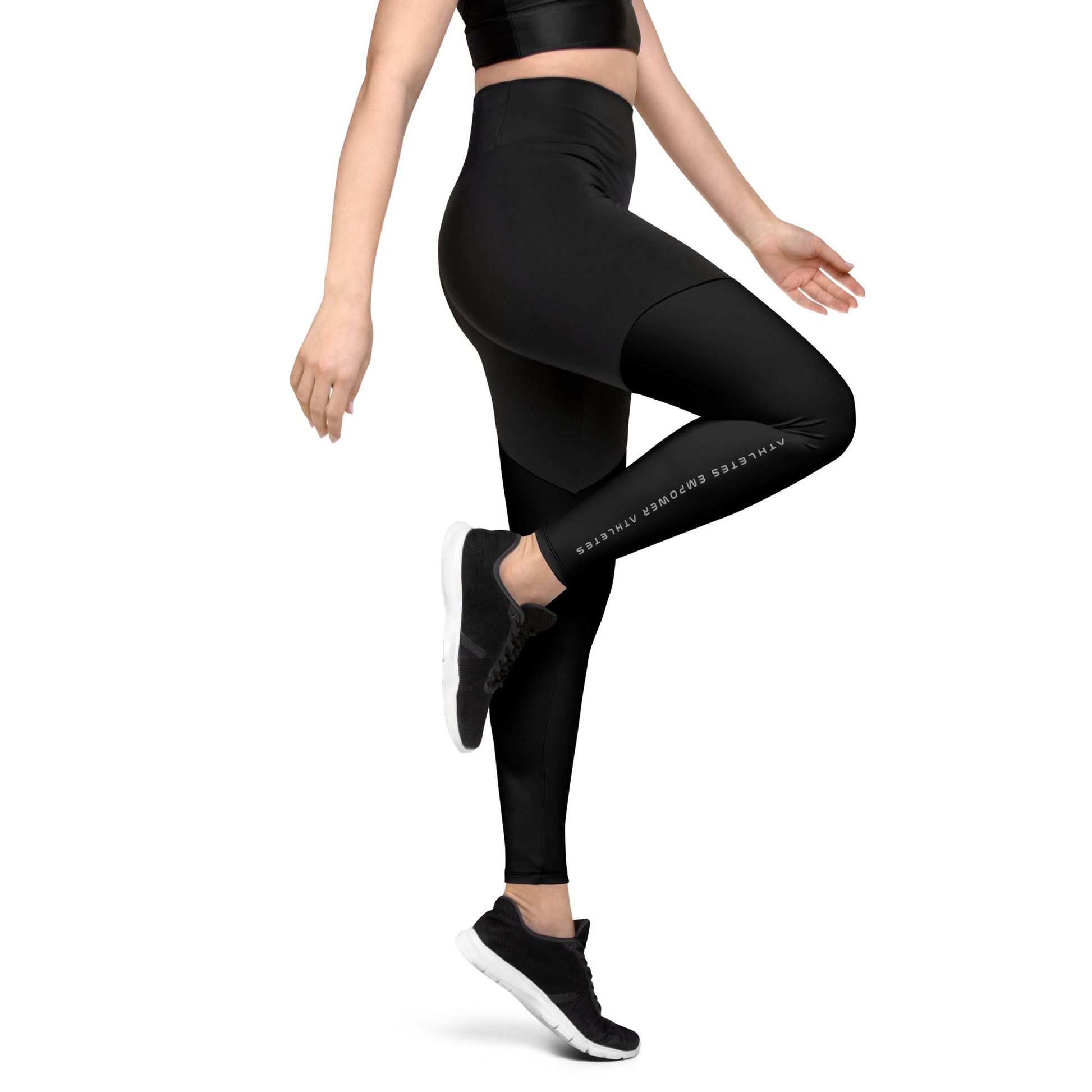 Athletes Empower Athletes - Sports Leggings by DarkByteGear