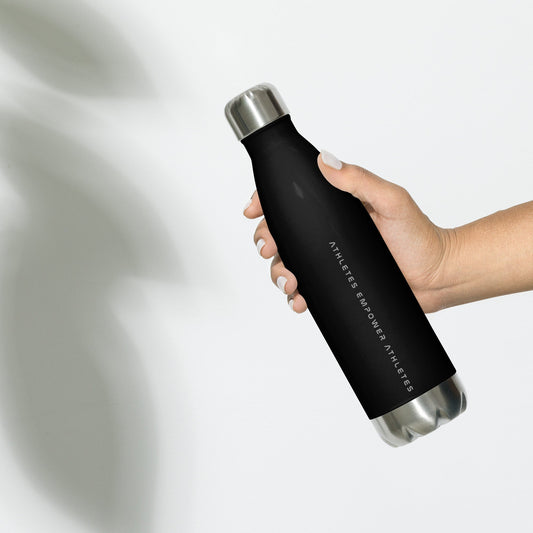 Athletes Empower Athletes - Stainless steel water bottle by DarkByteGear