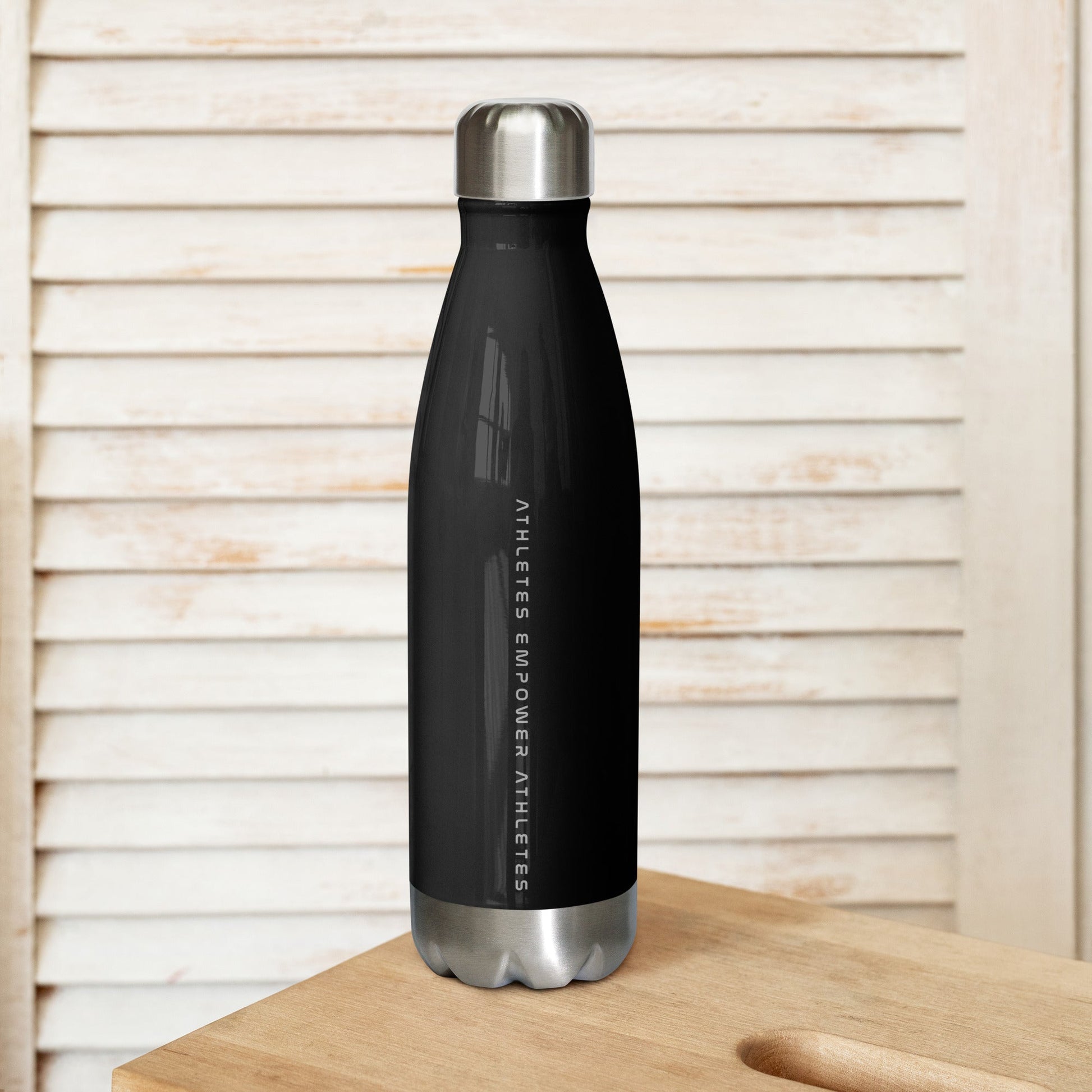 Athletes Empower Athletes - Stainless steel water bottle by DarkByteGear