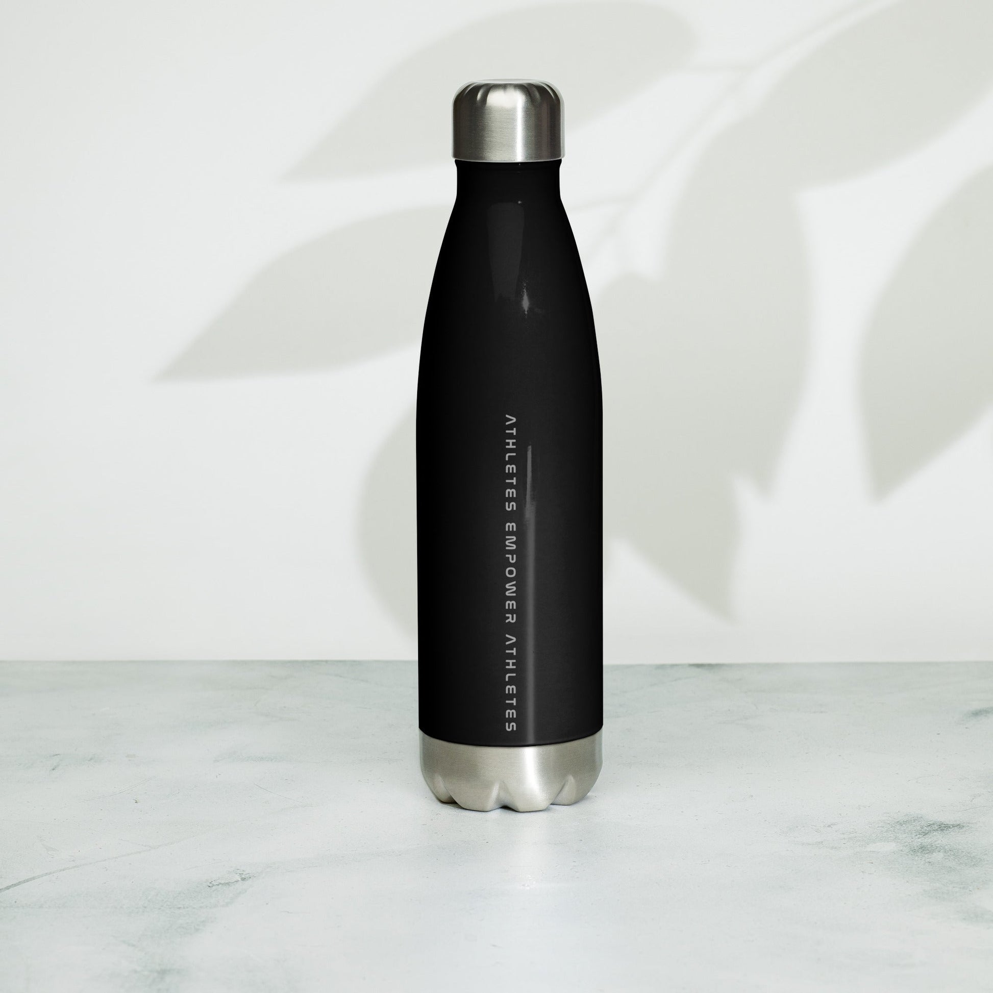 Athletes Empower Athletes - Stainless steel water bottle by DarkByteGear