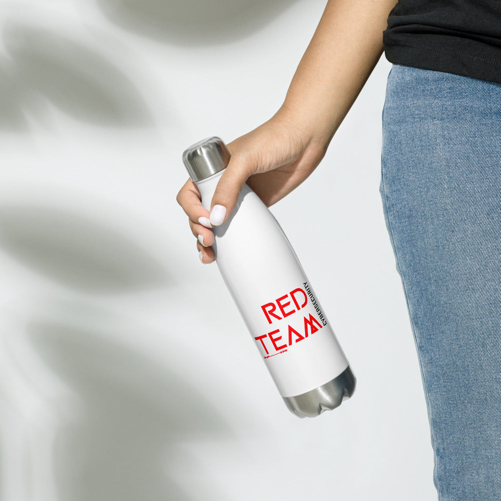 Cyber Security Red Team v4 - Stainless Steel Water Bottle by DarkByteGear
