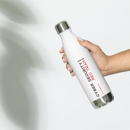 Cyber Security Red Team v2 - Stainless Steel Water Bottle by DarkByteGear