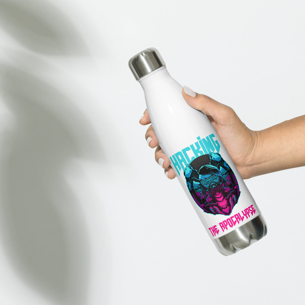 Hacking the Apocalypse v2 - Stainless Steel Water Bottle by DarkByteGear