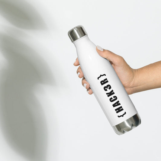 Hack3r - Stainless Steel Water Bottle by DarkByteGear