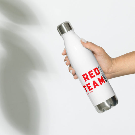 Cyber Security Red Team v7 - Stainless Steel Water Bottle by DarkByteGear