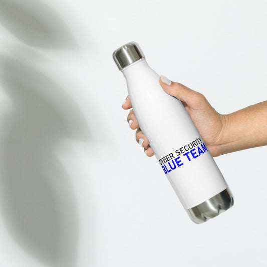 Cyber Security Blue team V4 - Stainless Steel Water Bottle by DarkByteGear