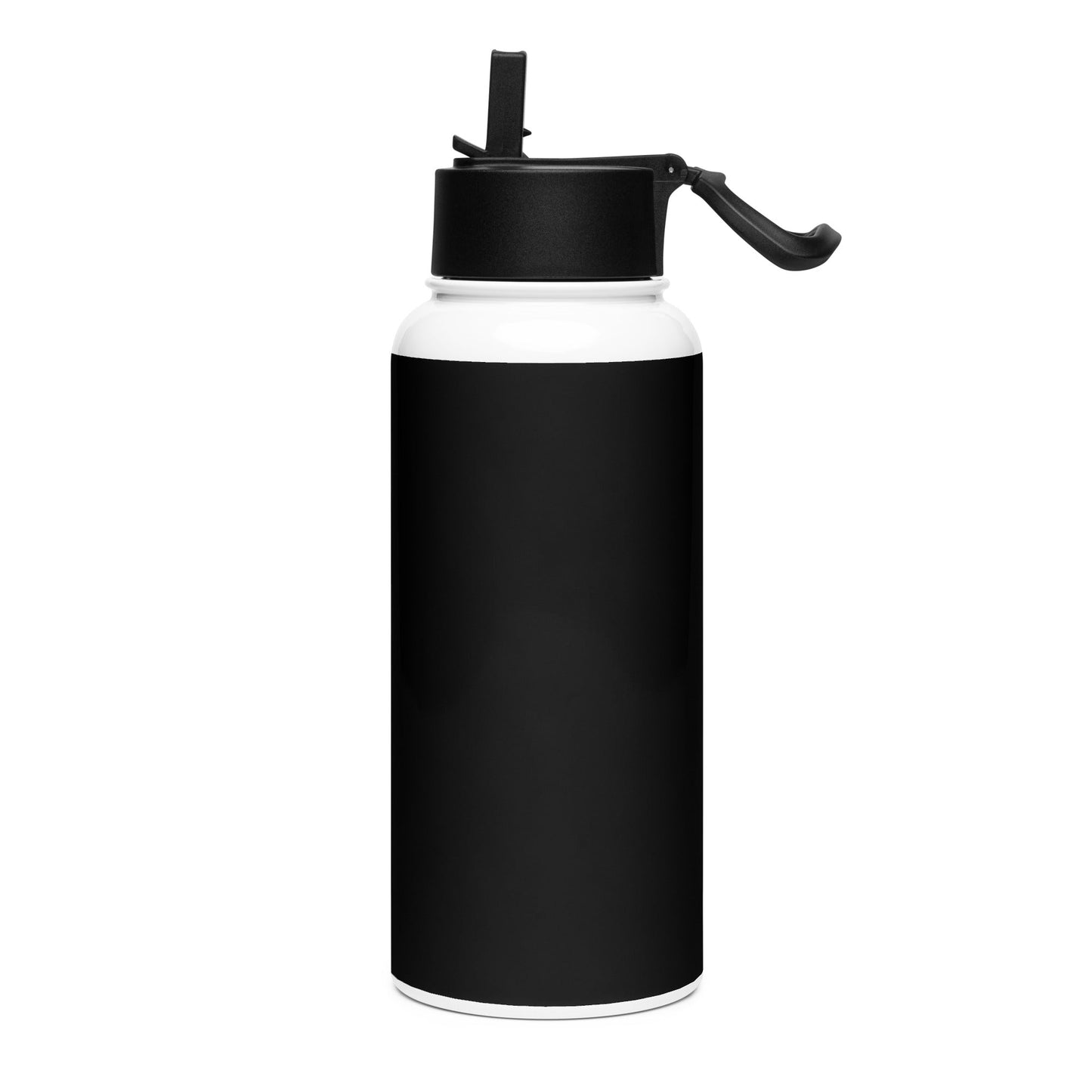 Forged by Athletes - Stainless steel water bottle with a straw lid by DarkByteGear