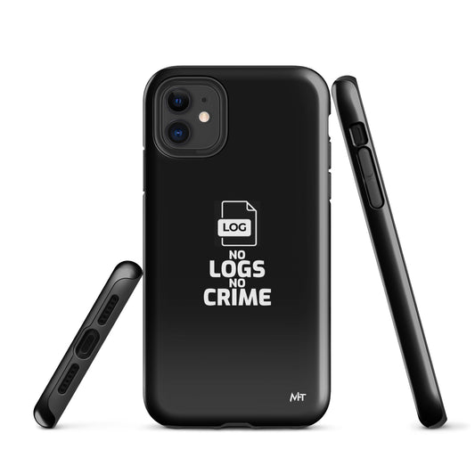 No Logs No Crime - Tough Case for iPhone® by DarkByteGear