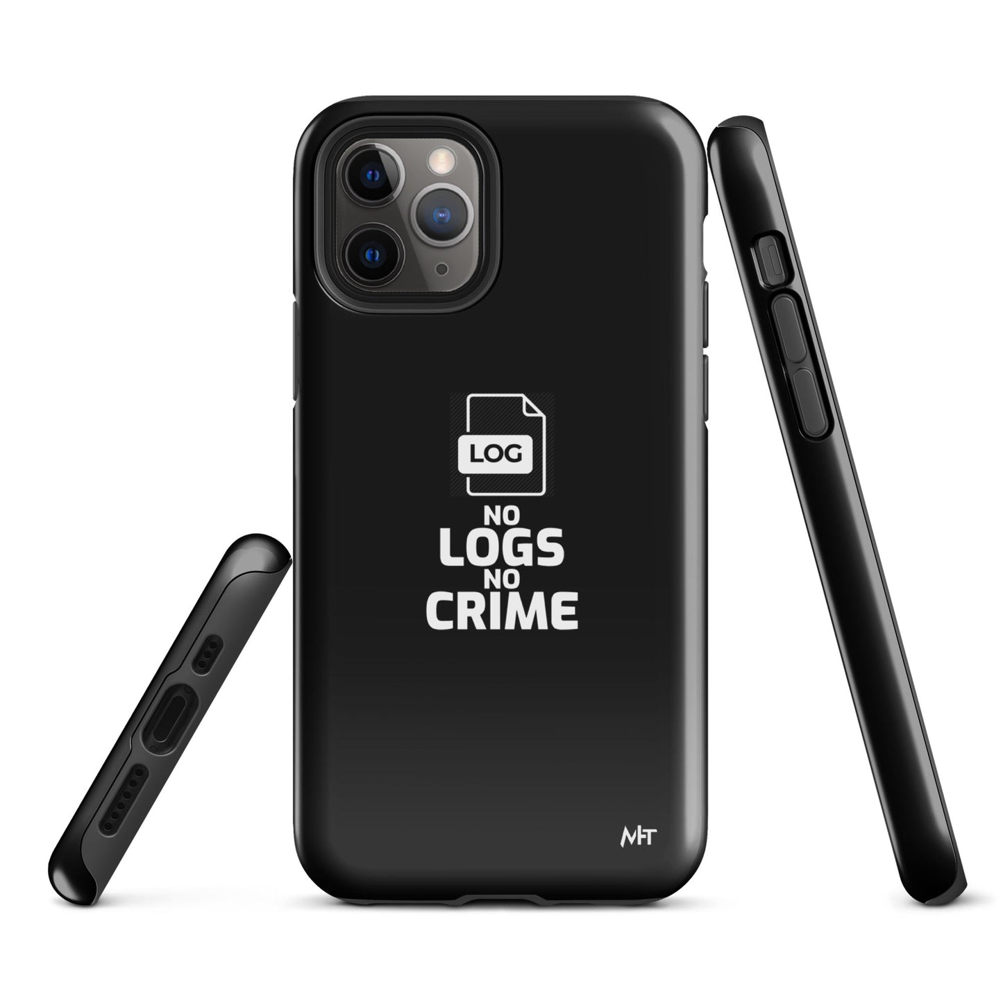 No Logs No Crime - Tough Case for iPhone® by DarkByteGear