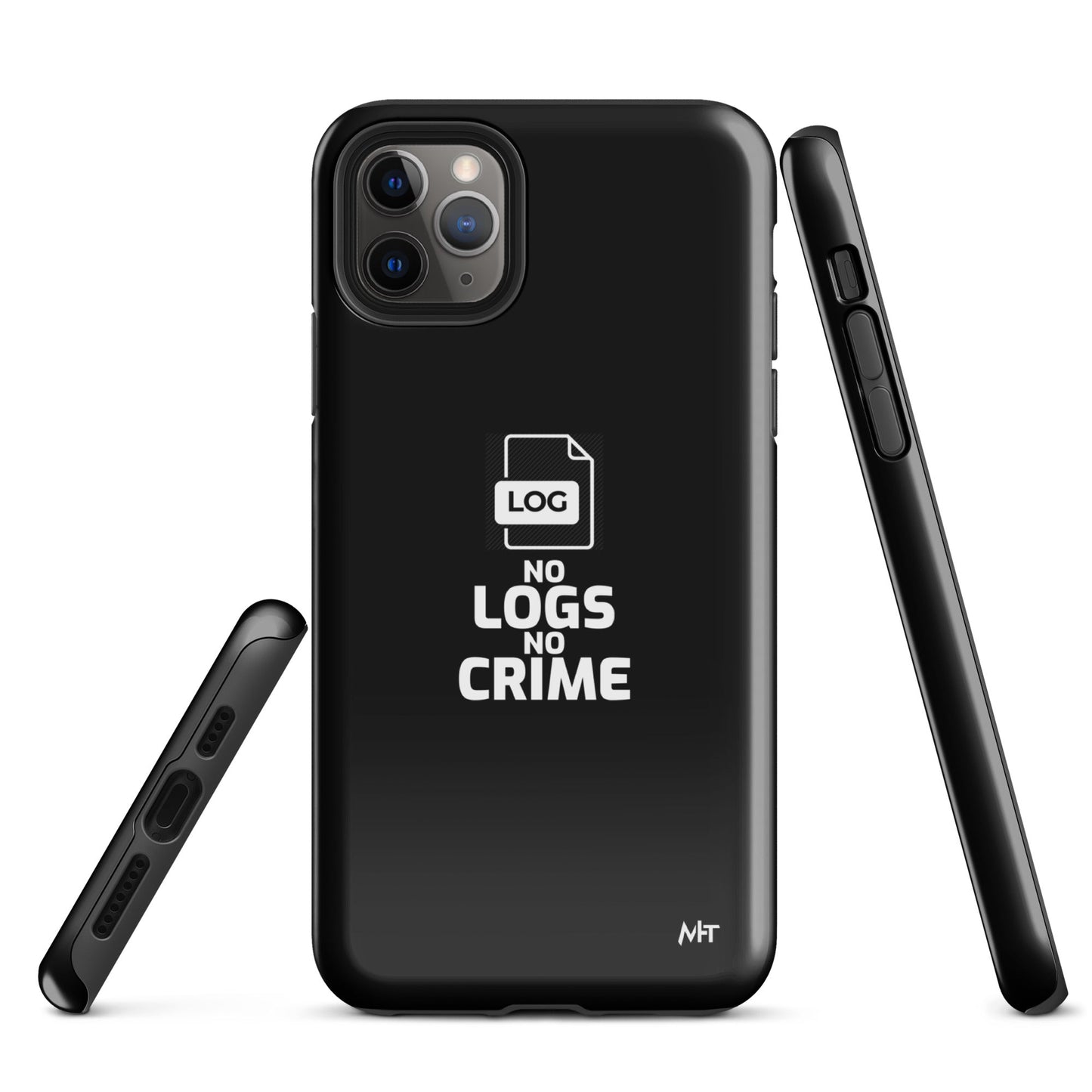 No Logs No Crime - Tough Case for iPhone® by DarkByteGear