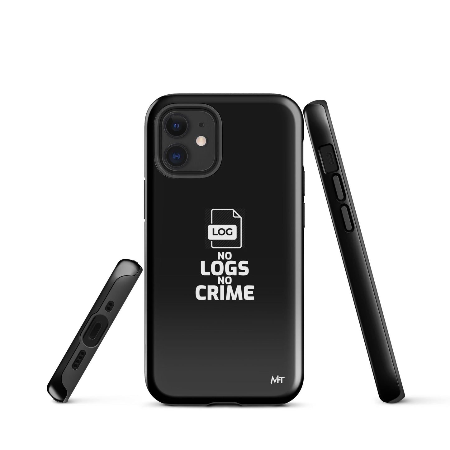 No Logs No Crime - Tough Case for iPhone® by DarkByteGear