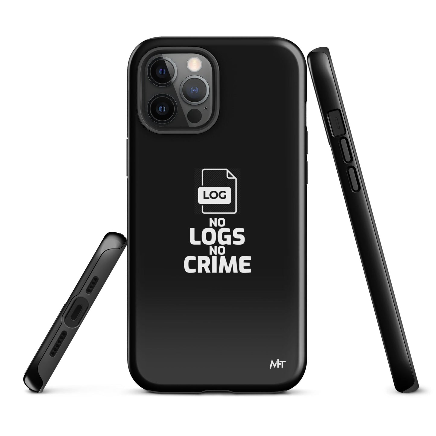 No Logs No Crime - Tough Case for iPhone® by DarkByteGear