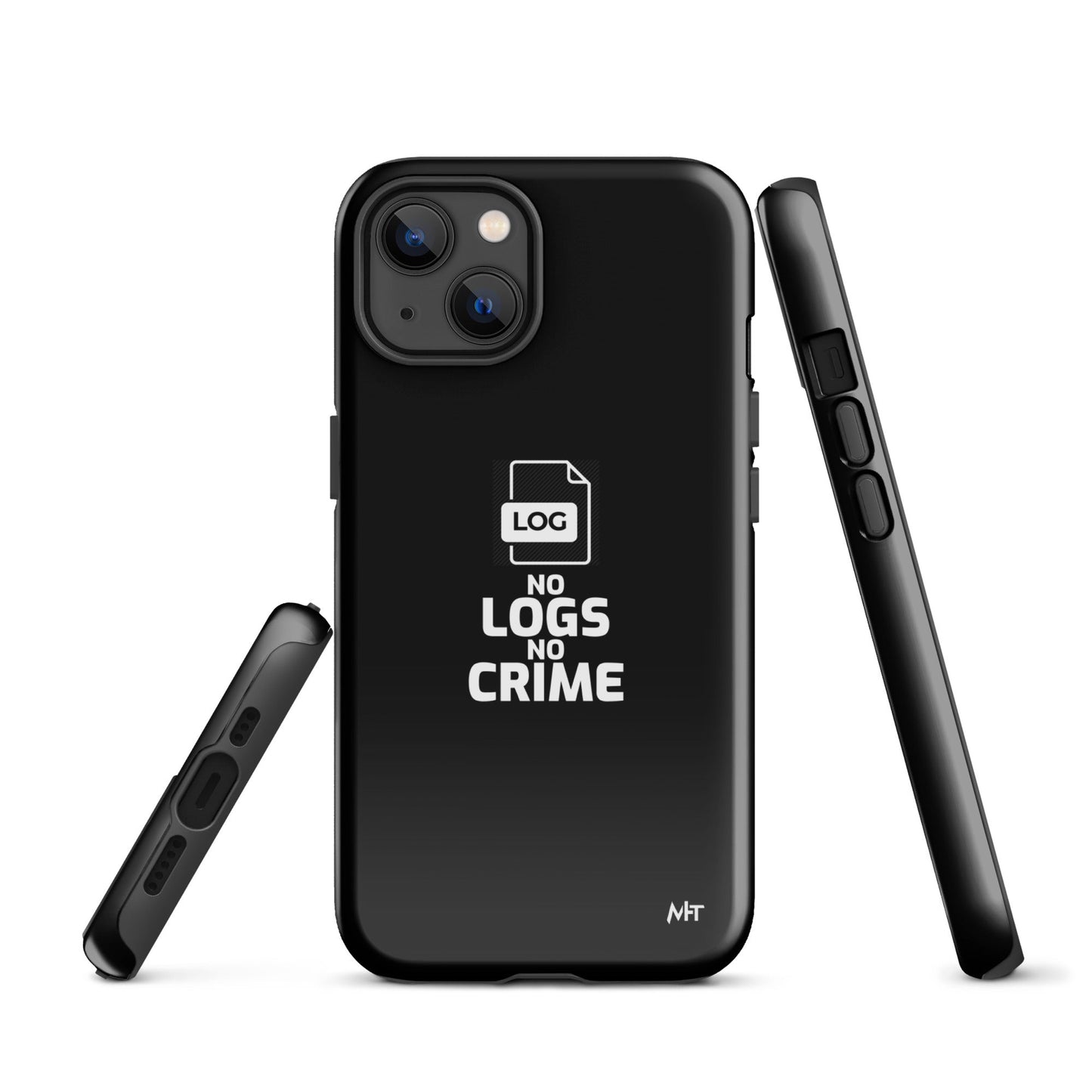 No Logs No Crime - Tough Case for iPhone® by DarkByteGear