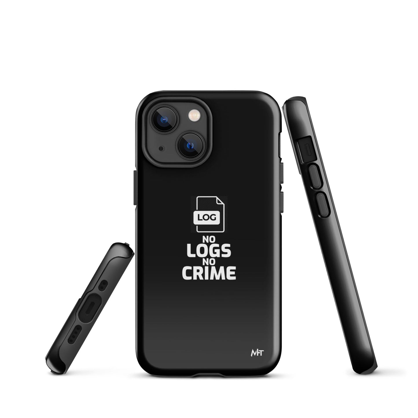 No Logs No Crime - Tough Case for iPhone® by DarkByteGear