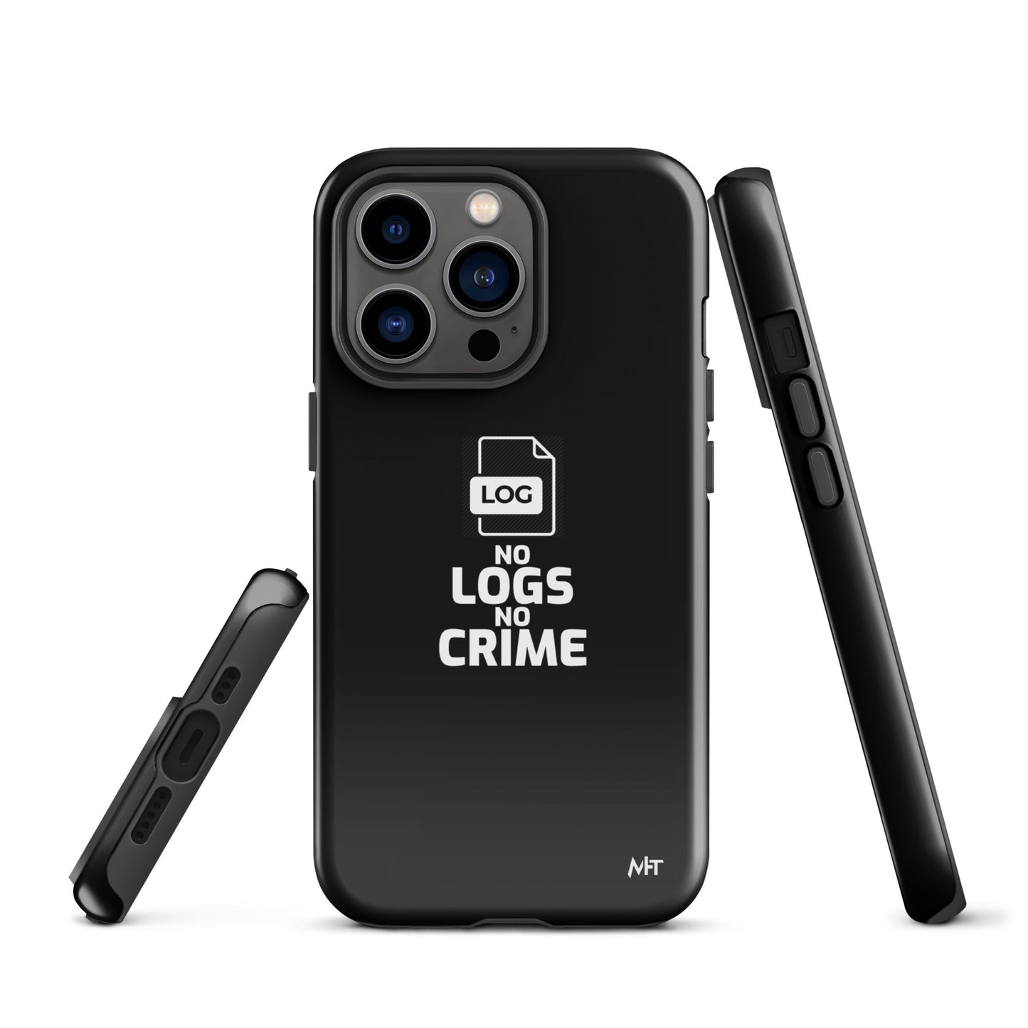 No Logs No Crime - Tough Case for iPhone® by DarkByteGear
