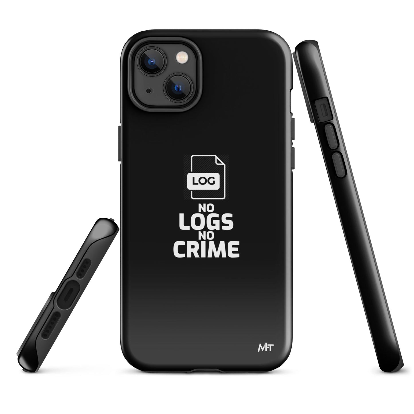 No Logs No Crime - Tough Case for iPhone® by DarkByteGear