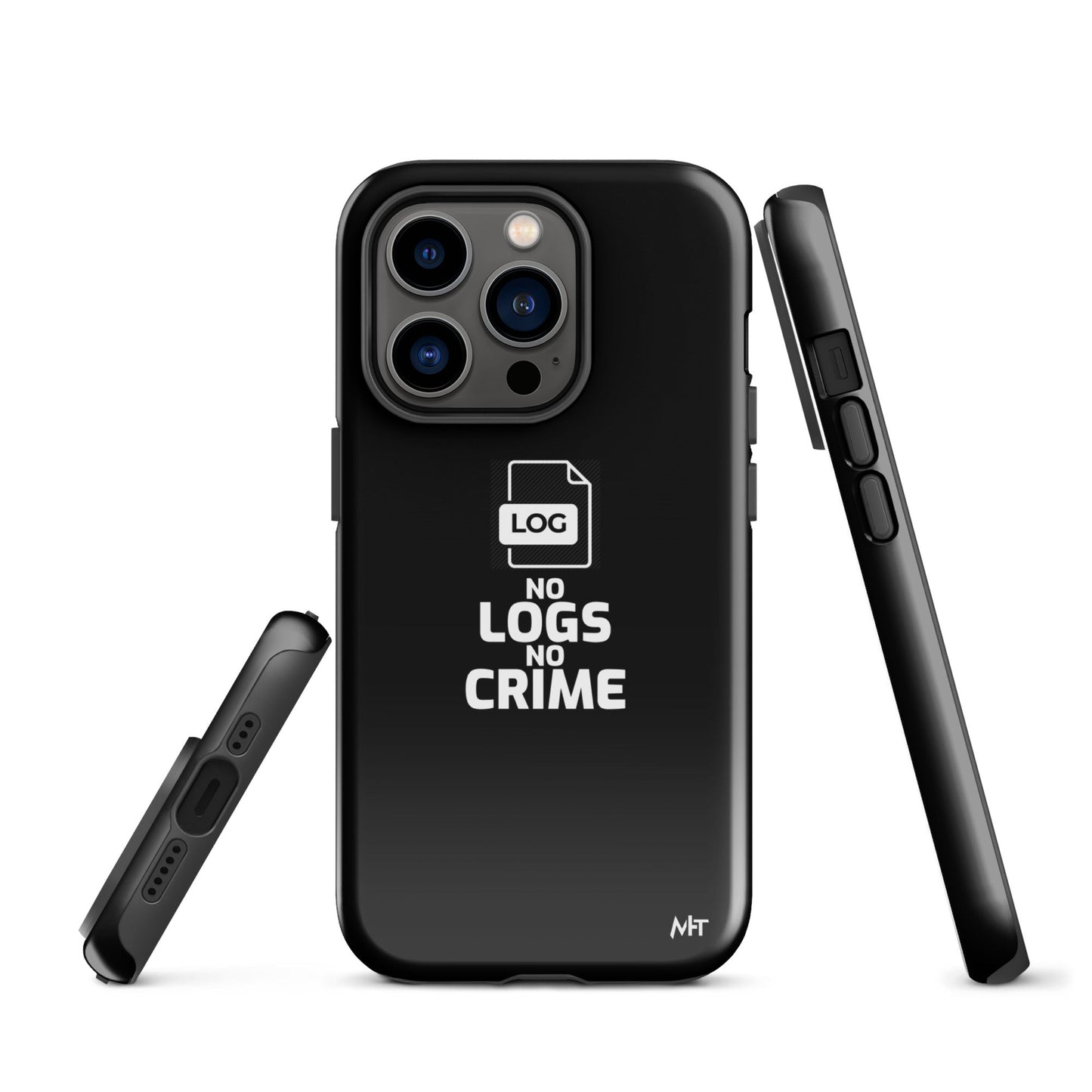 No Logs No Crime - Tough Case for iPhone® by DarkByteGear