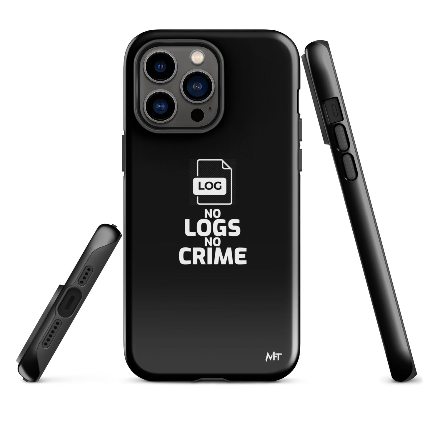 No Logs No Crime - Tough Case for iPhone® by DarkByteGear