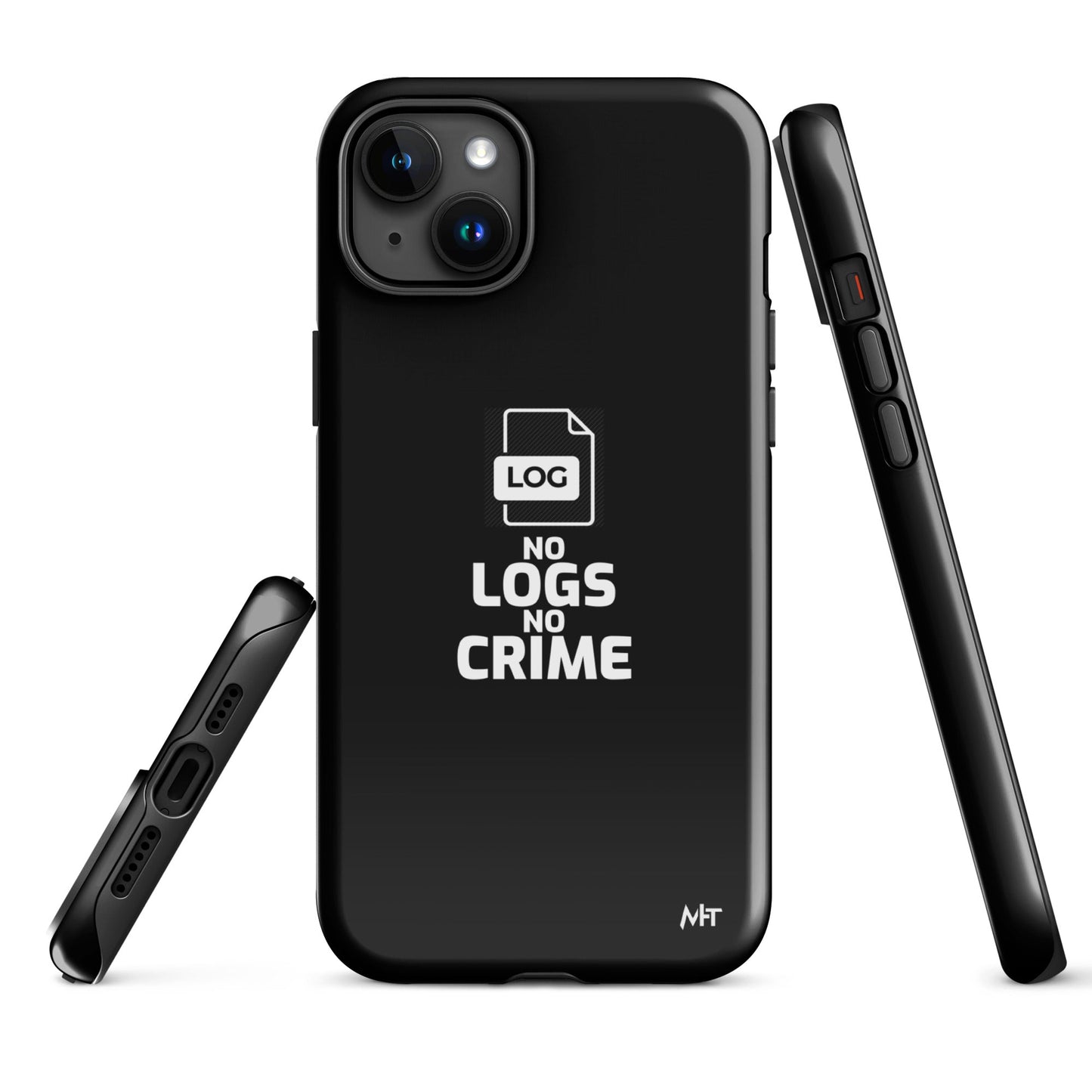 No Logs No Crime - Tough Case for iPhone® by DarkByteGear