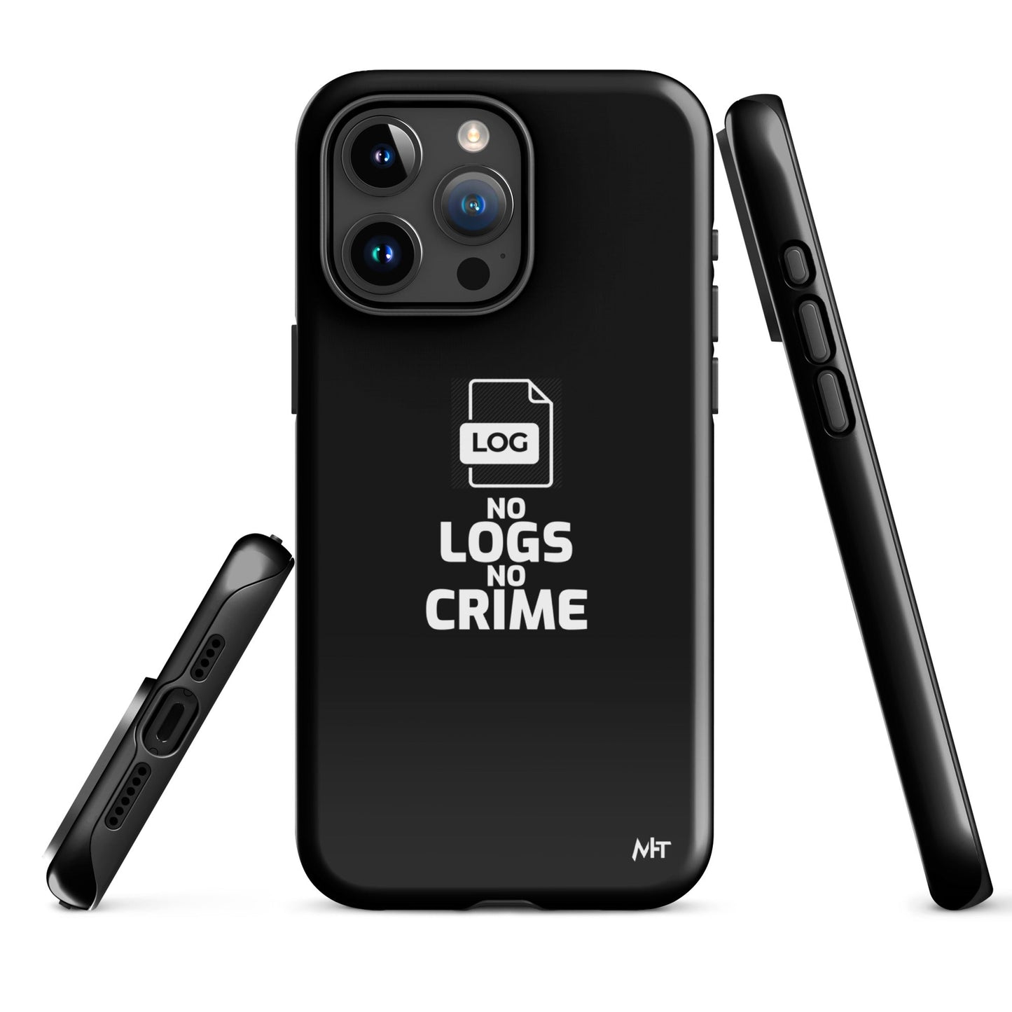 No Logs No Crime - Tough Case for iPhone® by DarkByteGear