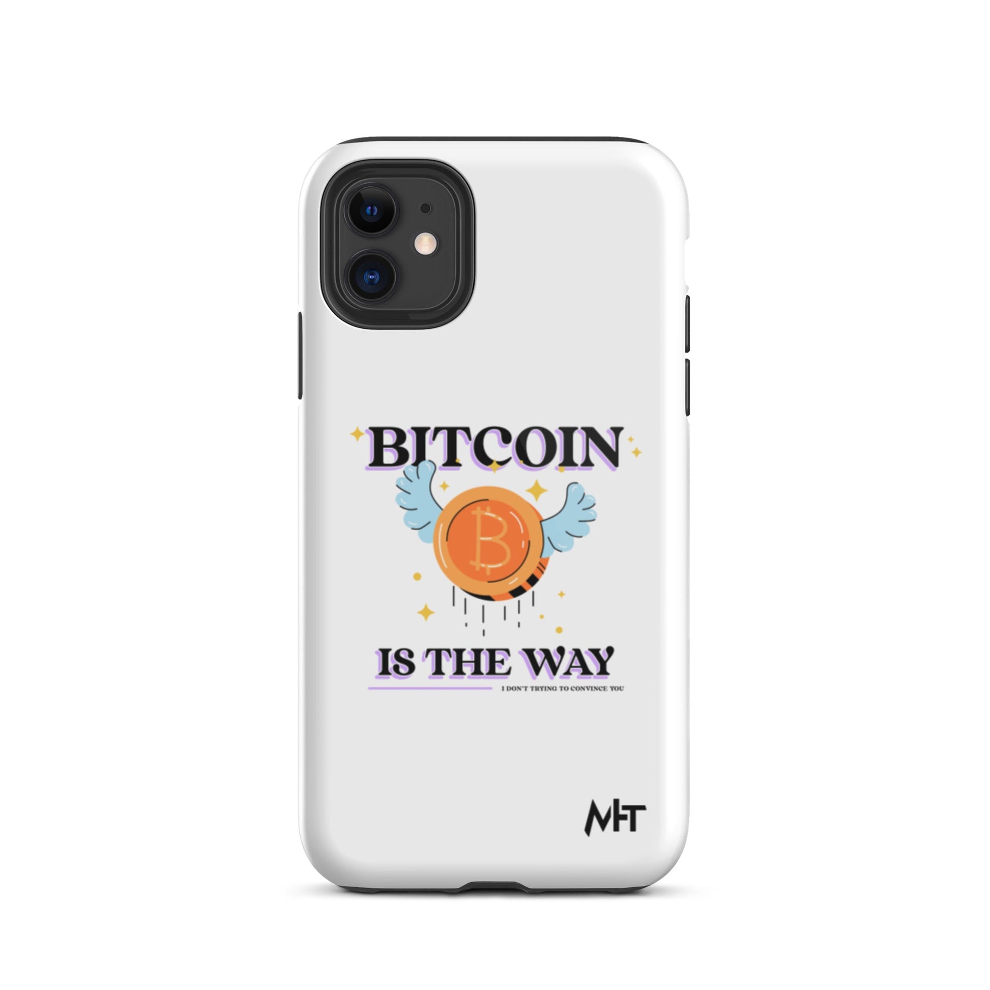 Bitcoin is the way - Tough iPhone case by DarkByteGear