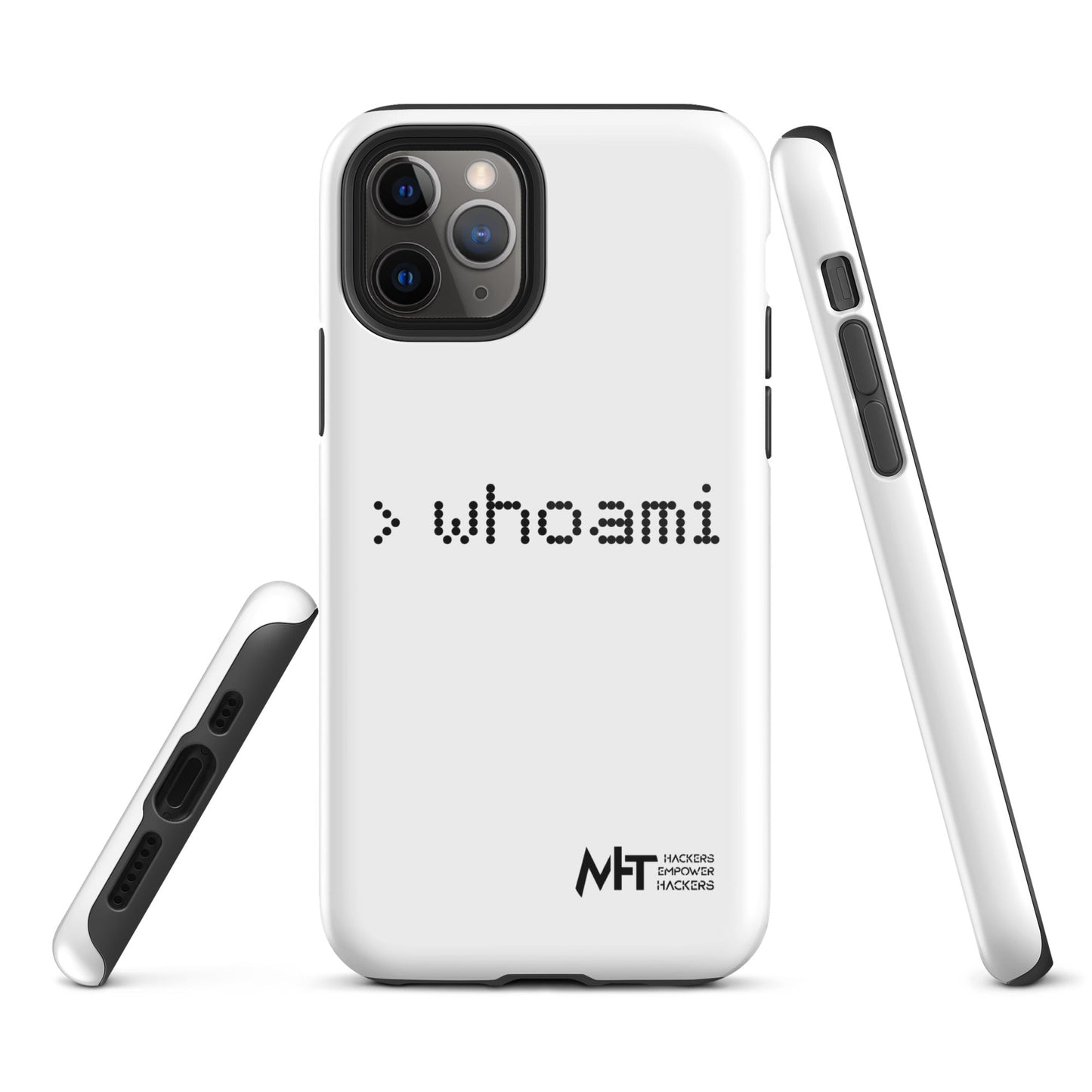 Whoami - Tough iPhone case by DarkByteGear